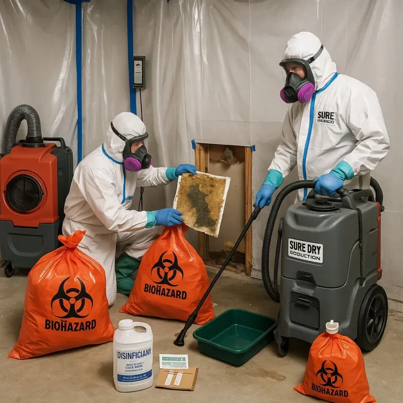 Contaminated Water Handling Protocols process in Oak Ridge North, TX