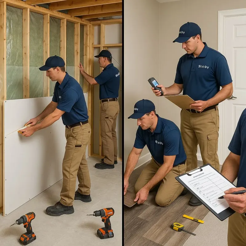 Repairs and Reconstruction process in Oak Ridge North, TX